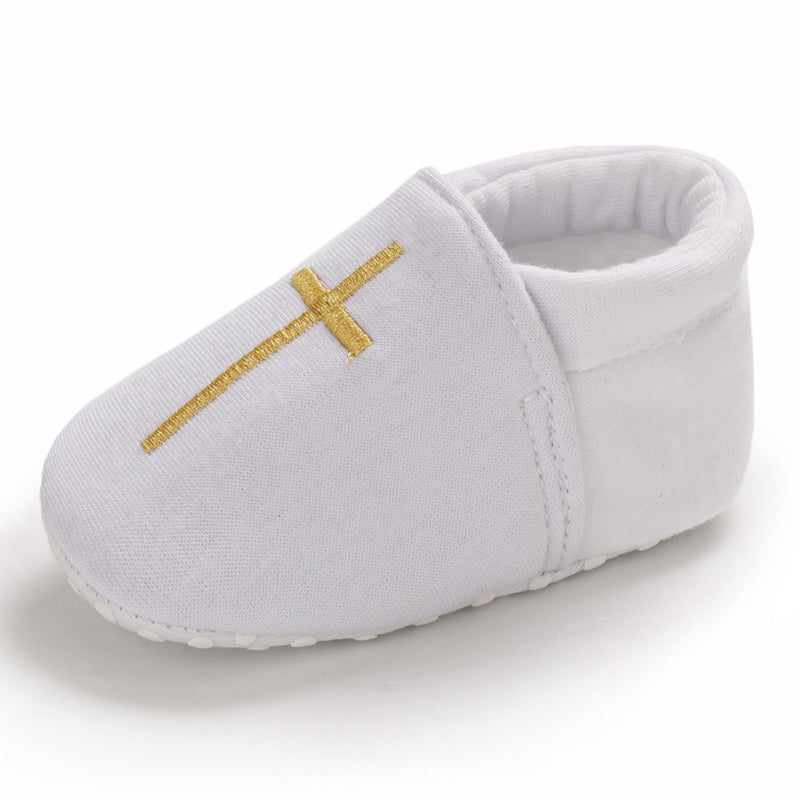 Baby Boys' Baptism Shoes Premium Soft Sole Infant Prewalker Toddler Sneakers