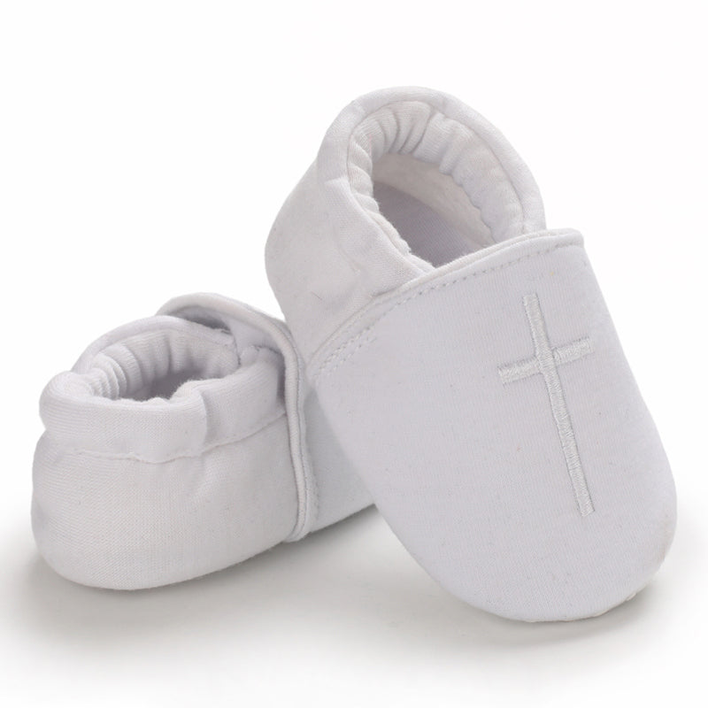 Baby Boys' Baptism Shoes Premium Soft Sole Infant Prewalker Toddler Sneakers