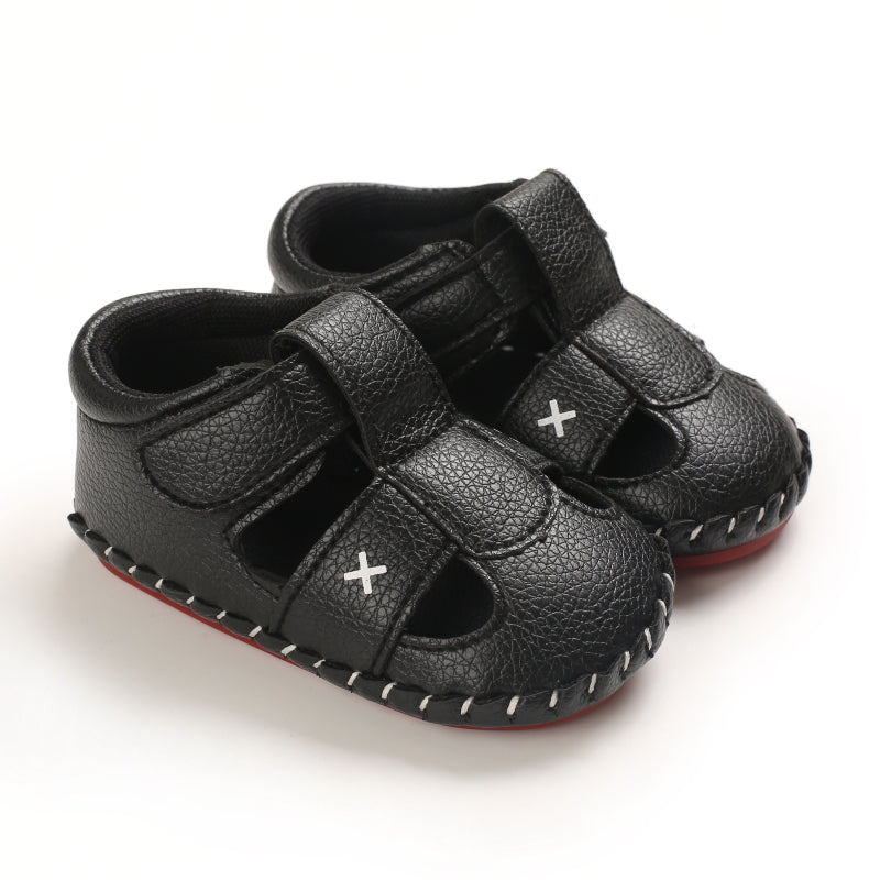Baby Girls Boys Summer Sandals Soft Comfortable Sole Flats Shoes Newborn Toddler Soft Non-slip Sole First Walker Crib Shoes