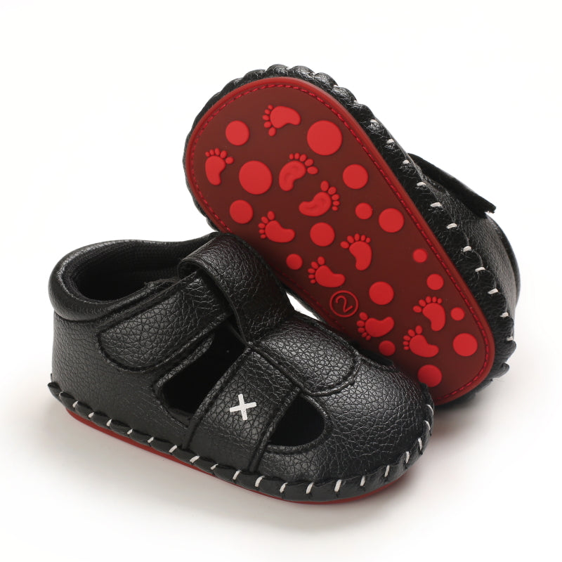 Baby Girls Boys Summer Sandals Soft Comfortable Sole Flats Shoes Newborn Toddler Soft Non-slip Sole First Walker Crib Shoes