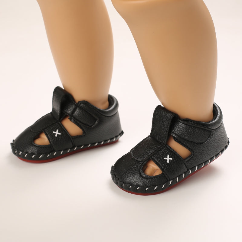 Baby Girls Boys Summer Sandals Soft Comfortable Sole Flats Shoes Newborn Toddler Soft Non-slip Sole First Walker Crib Shoes