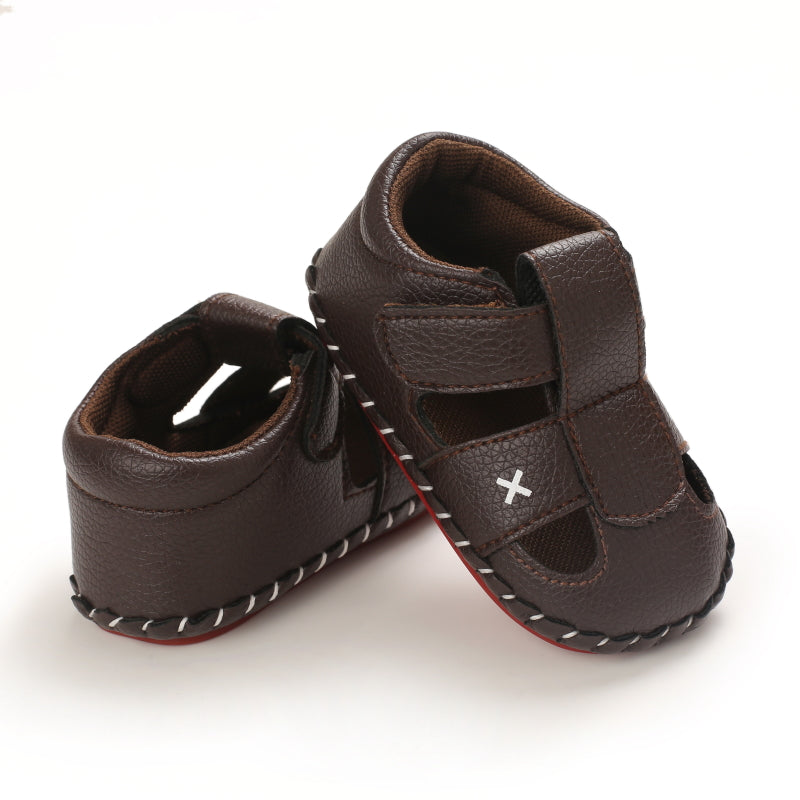Baby Girls Boys Summer Sandals Soft Comfortable Sole Flats Shoes Newborn Toddler Soft Non-slip Sole First Walker Crib Shoes