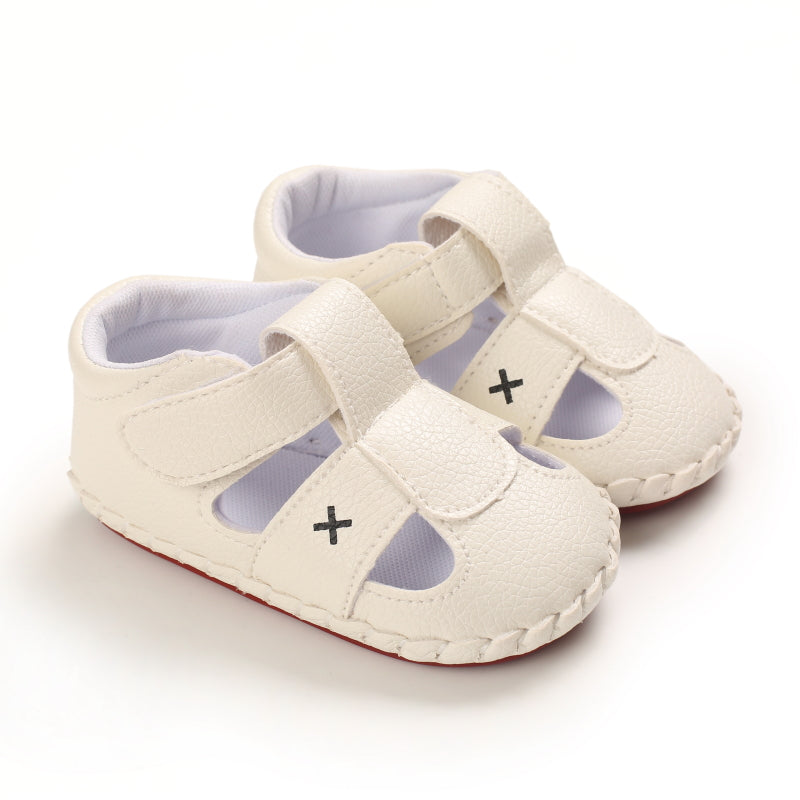 Baby Girls Boys Summer Sandals Soft Comfortable Sole Flats Shoes Newborn Toddler Soft Non-slip Sole First Walker Crib Shoes
