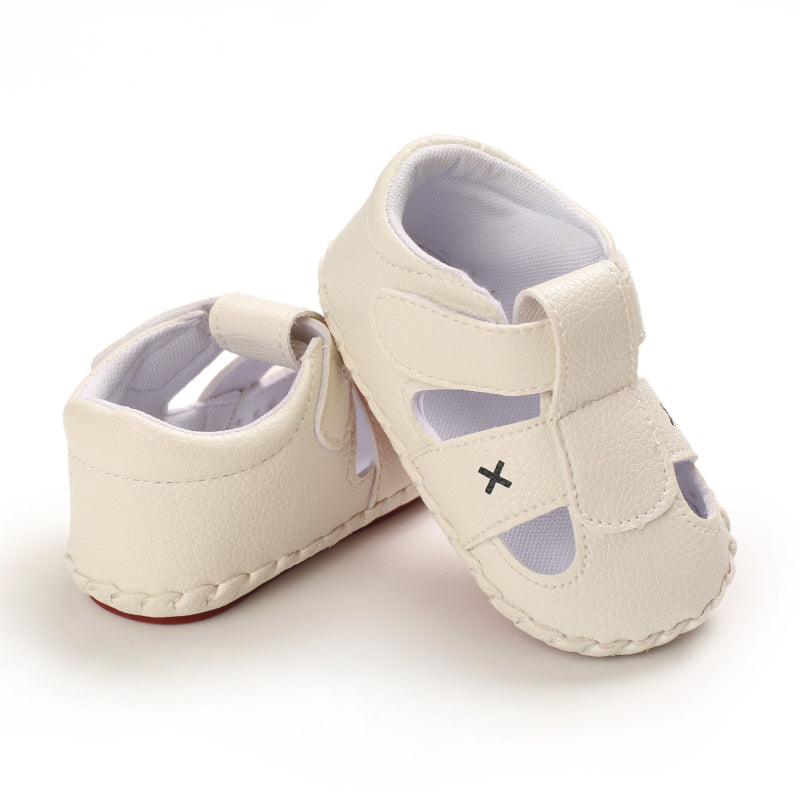 Baby Girls Boys Summer Sandals Soft Comfortable Sole Flats Shoes Newborn Toddler Soft Non-slip Sole First Walker Crib Shoes