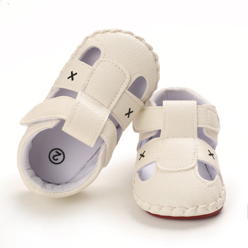 Baby Girls Boys Summer Sandals Soft Comfortable Sole Flats Shoes Newborn Toddler Soft Non-slip Sole First Walker Crib Shoes