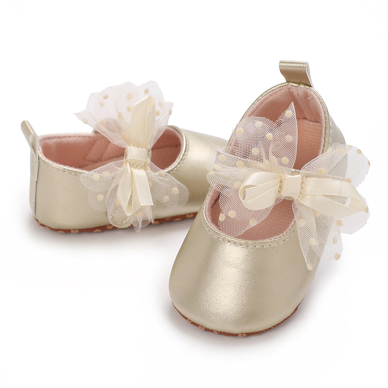 Baby Infant Girls Soft Sole Floral Princess Mary Jane Shoes Prewalker Wedding Dress Shoes