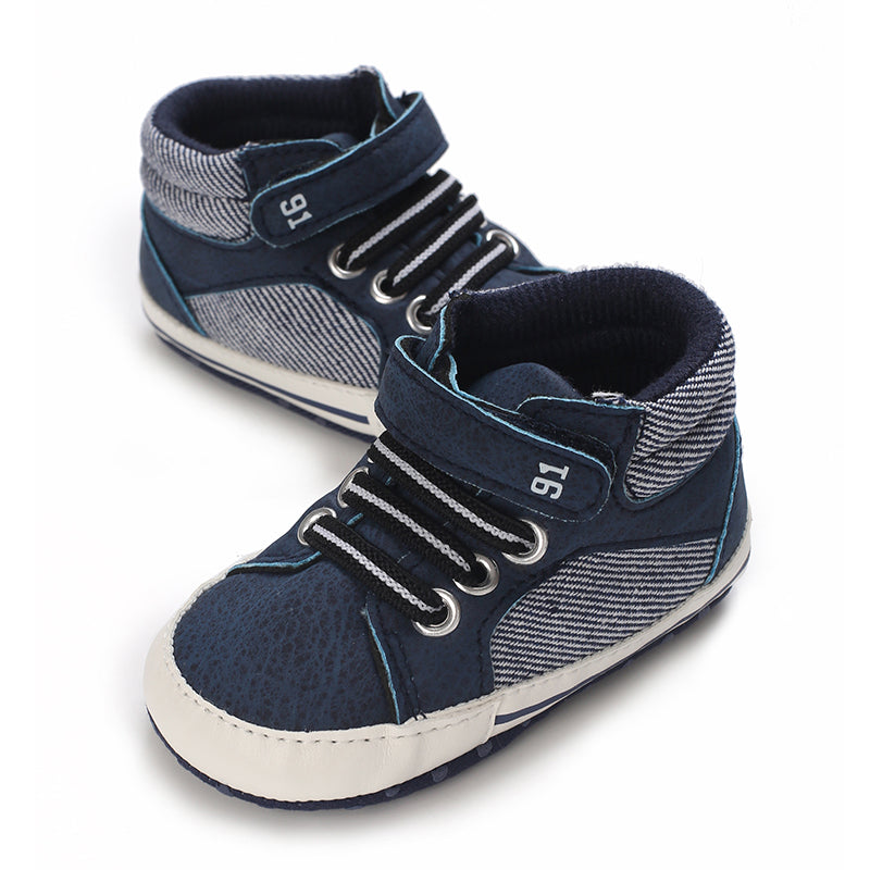 Baby Girls Boys Sneakers Toddler PU Leather First Walking Shoes Infant Newborn Prewalker