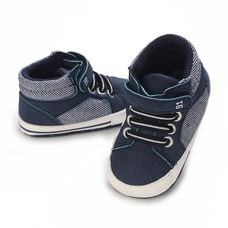 Baby Girls Boys Sneakers Toddler PU Leather First Walking Shoes Infant Newborn Prewalker