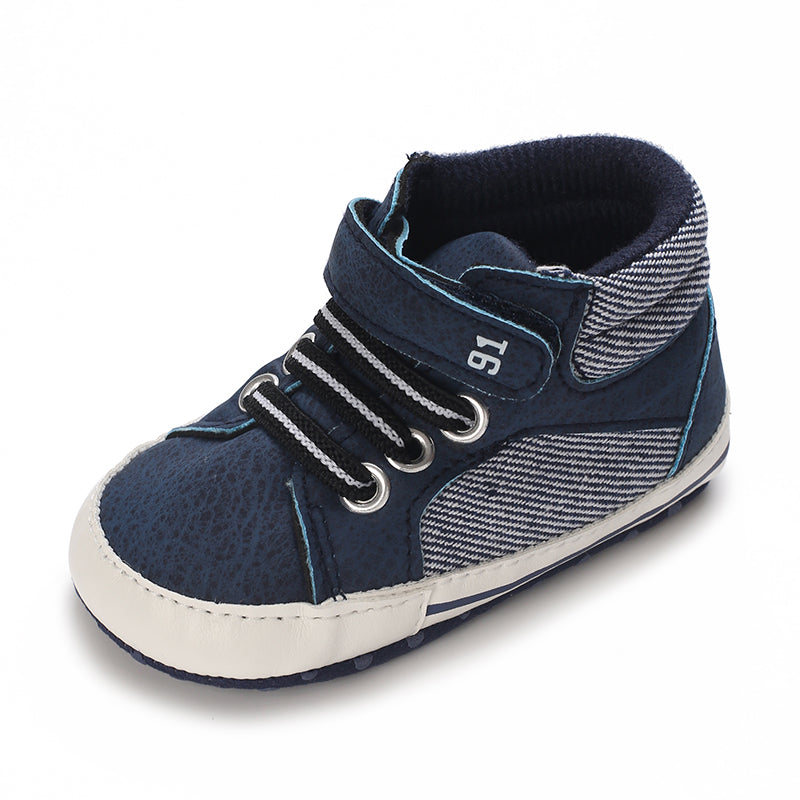 Baby Girls Boys Sneakers Toddler PU Leather First Walking Shoes Infant Newborn Prewalker