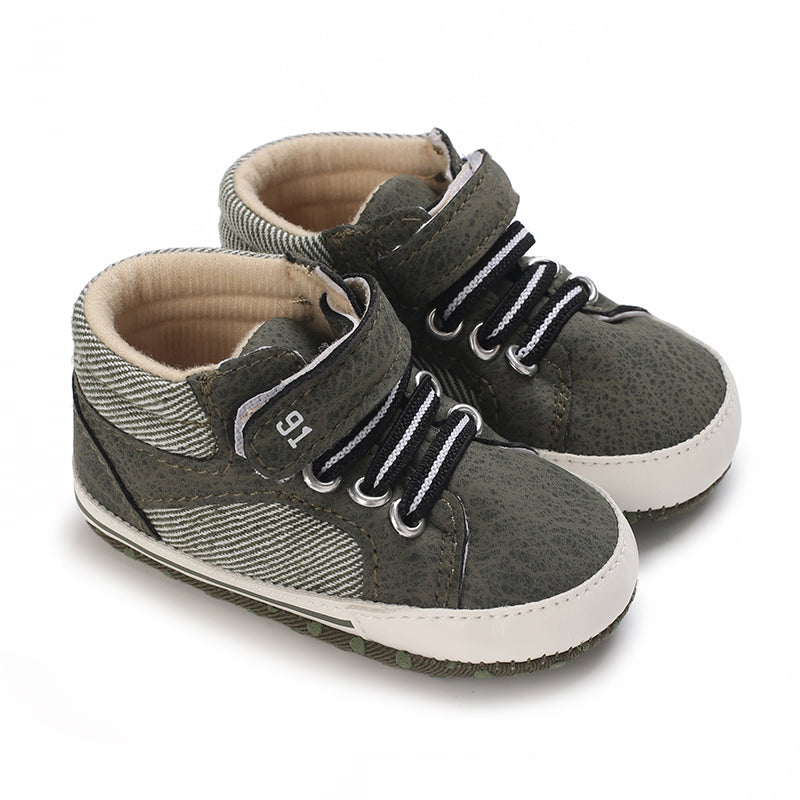 Baby Girls Boys Sneakers Toddler PU Leather First Walking Shoes Infant Newborn Prewalker