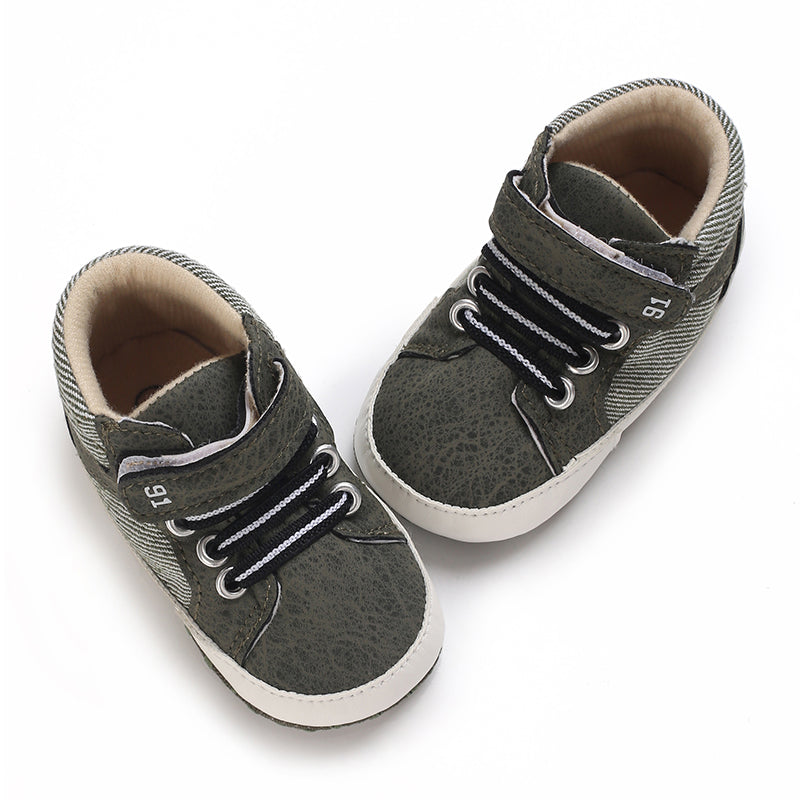 Baby Girls Boys Sneakers Toddler PU Leather First Walking Shoes Infant Newborn Prewalker