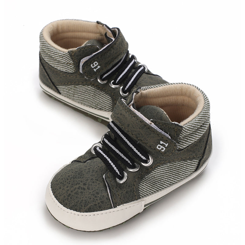 Baby Girls Boys Sneakers Toddler PU Leather First Walking Shoes Infant Newborn Prewalker