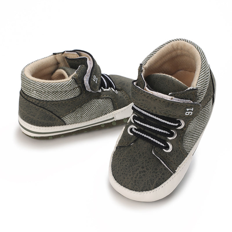 Baby Girls Boys Sneakers Toddler PU Leather First Walking Shoes Infant Newborn Prewalker