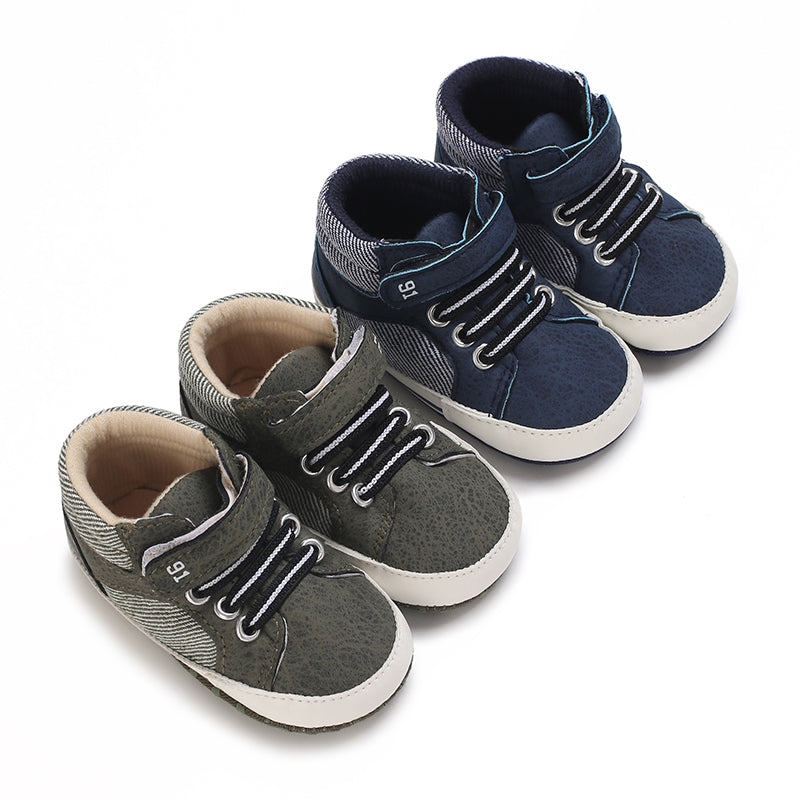 Baby Girls Boys Sneakers Toddler PU Leather First Walking Shoes Infant Newborn Prewalker