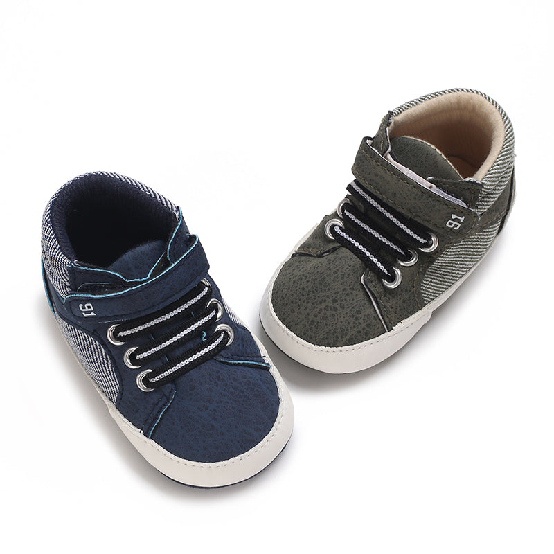 Baby Girls Boys Sneakers Toddler PU Leather First Walking Shoes Infant Newborn Prewalker