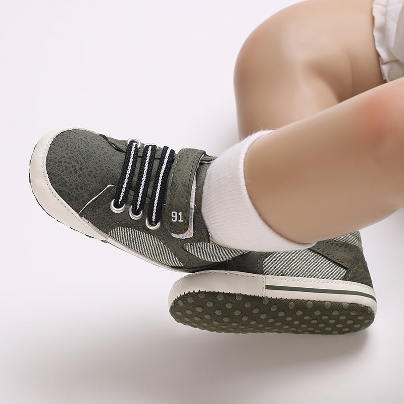 Baby Girls Boys Sneakers Toddler PU Leather First Walking Shoes Infant Newborn Prewalker