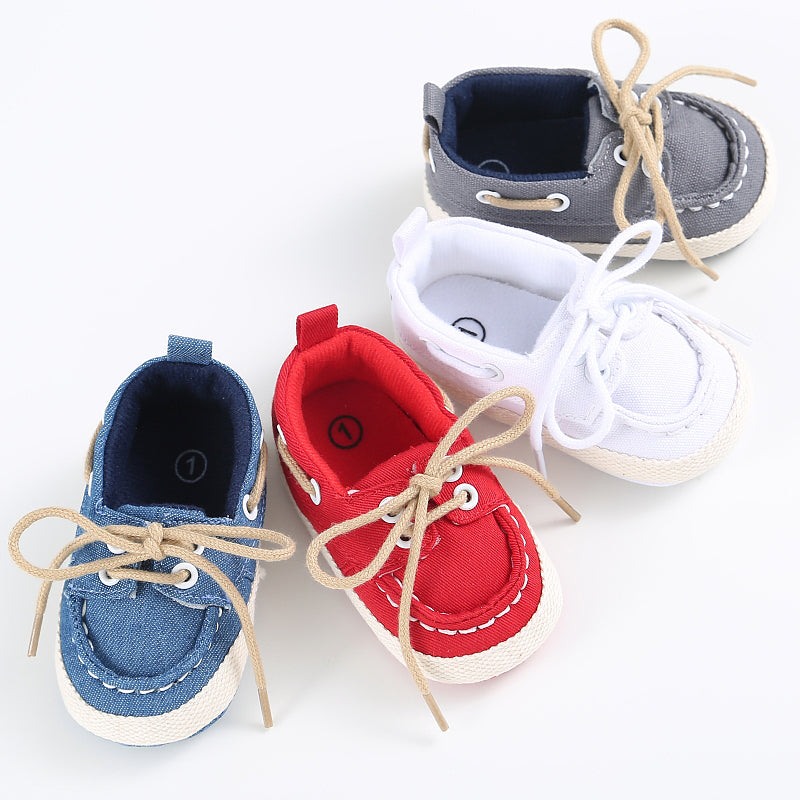 Baby Boy Crib Shoes Baby Boy Loafers Soft Sole Infant Boy Girl Shoes